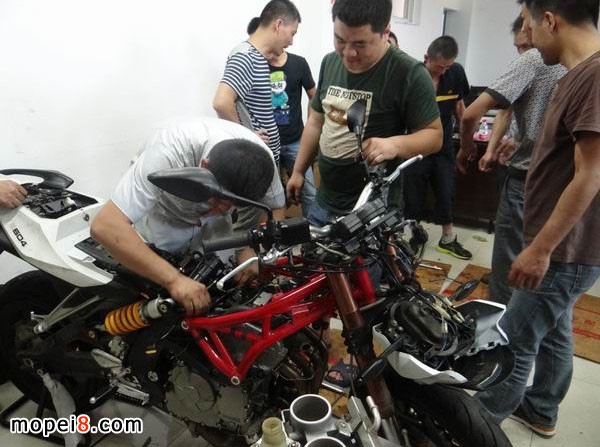 錢江摩托車第三期大排量摩托車維修技能培訓