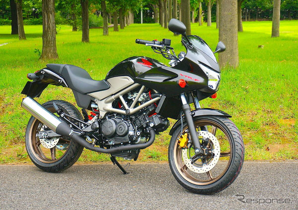 本田250cc裸身摩托車VTR改用子午線輪胎