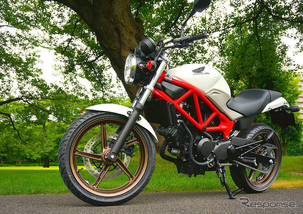 本田250cc裸身摩托車VTR改用子午線輪胎