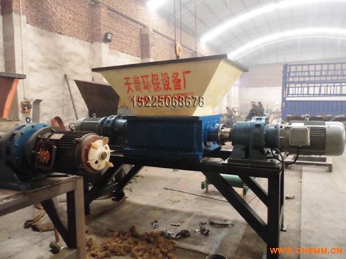 天奇高強力雙軸撕碎機 多功能金屬撕碎設(shè)備實現(xiàn)高產(chǎn)高效